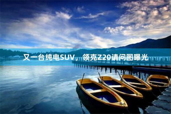 又一台纯电SUV，领克Z20请问图曝光