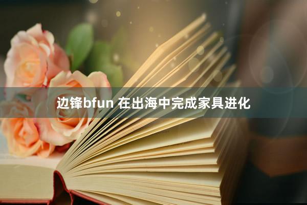 边锋bfun 在出海中完成家具进化